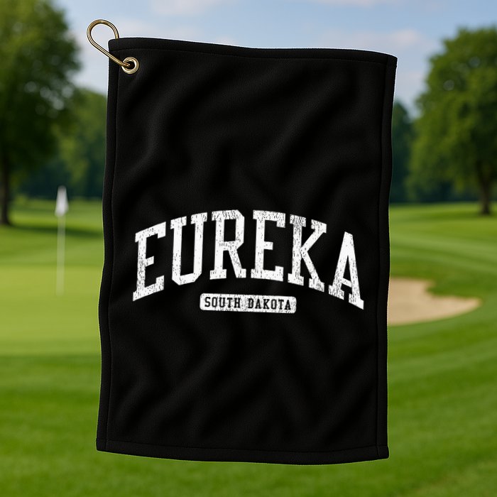 Eureka South Dakota Sd Js03 College University Style Golf Towel