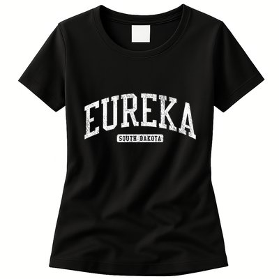 Eureka South Dakota Sd Js03 College University Style Womens T-Shirt