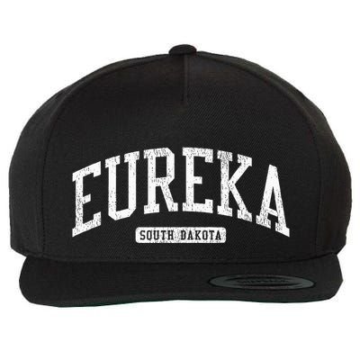 Eureka South Dakota Sd Js03 College University Style Wool Snapback Cap