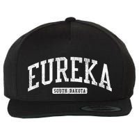 Eureka South Dakota Sd Js03 College University Style Wool Snapback Cap