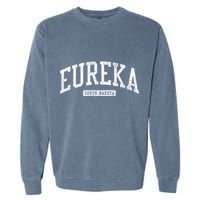 Eureka South Dakota Sd Js03 College University Style Garment-Dyed Sweatshirt