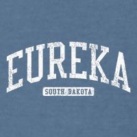 Eureka South Dakota Sd Js03 College University Style Garment-Dyed Sweatshirt