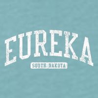Eureka South Dakota Sd Js03 College University Style Sueded Cloud Jersey T-Shirt