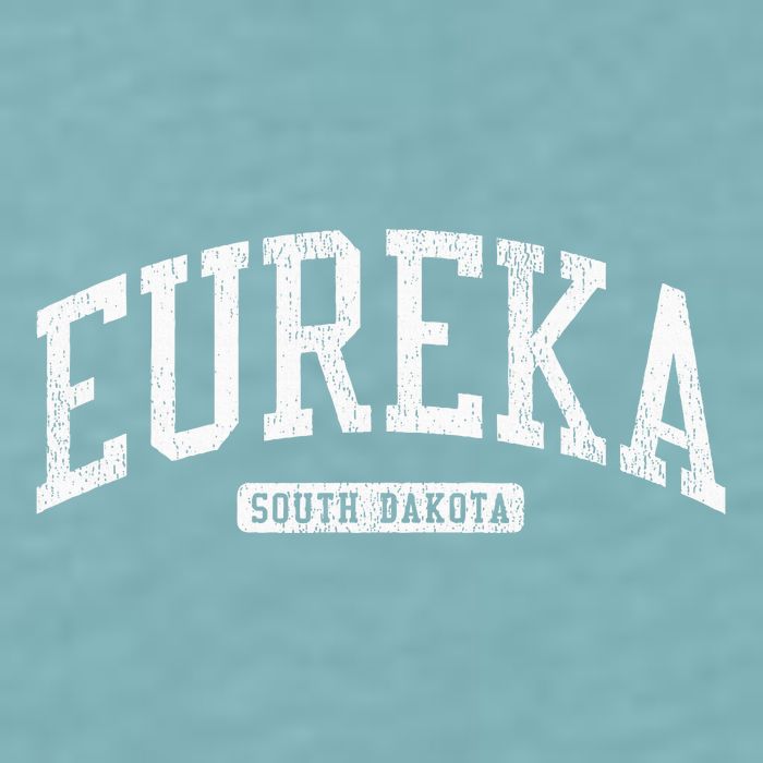 Eureka South Dakota Sd Js03 College University Style Sueded Cloud Jersey T-Shirt