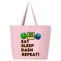 Eat Sleep Dash Repeat Video Game Geometry 25L Jumbo Tote