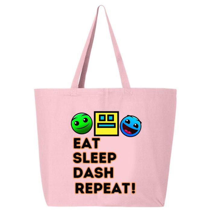 Eat Sleep Dash Repeat Video Game Geometry 25L Jumbo Tote