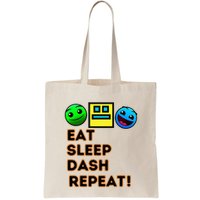Eat Sleep Dash Repeat Video Game Geometry Bag