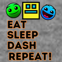 Eat Sleep Dash Repeat Video Game Geometry Hooded Wearable Blanket