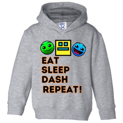 Eat Sleep Dash Repeat Video Game Geometry Toddler Hoodie