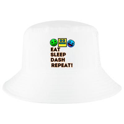 Eat Sleep Dash Repeat Video Game Geometry Cool Comfort Performance Bucket Hat