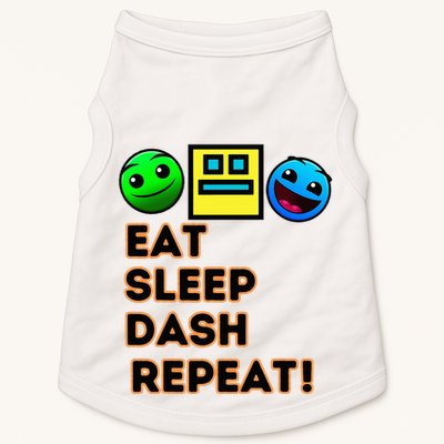 Eat Sleep Dash Repeat Video Game Geometry Doggie Tank