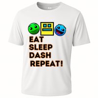 Eat Sleep Dash Repeat Video Game Geometry Performance Shirt