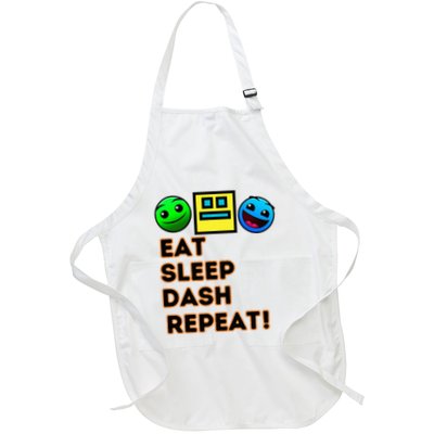 Eat Sleep Dash Repeat Video Game Geometry Apron