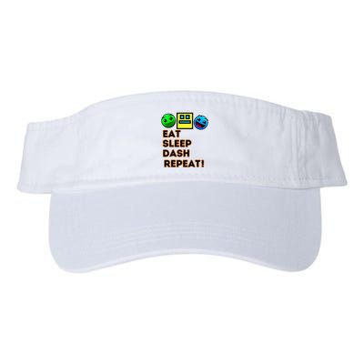 Eat Sleep Dash Repeat Video Game Geometry Visor