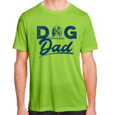 English Setter Dog Dad Lover Gift For Fathers Day Adult ChromaSoft Performance T-Shirt