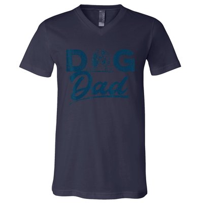 English Setter Dog Dad Lover Gift For Fathers Day V-Neck T-Shirt