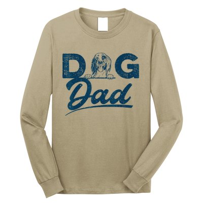 English Setter Dog Dad Lover Gift For Fathers Day Long Sleeve Shirt