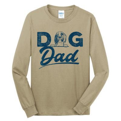 English Setter Dog Dad Lover Gift For Fathers Day Tall Long Sleeve T-Shirt