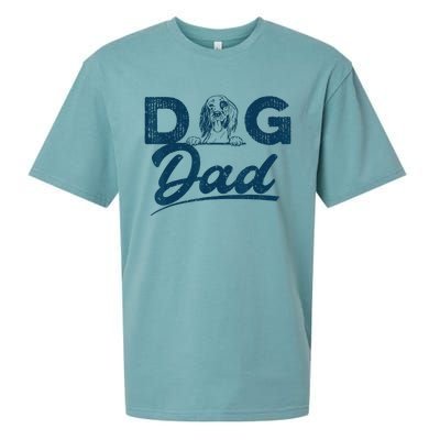 English Setter Dog Dad Lover Gift For Fathers Day Sueded Cloud Jersey T-Shirt