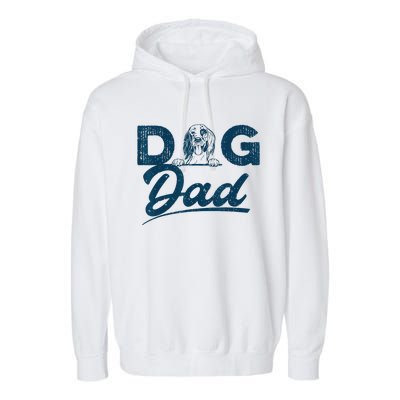 English Setter Dog Dad Lover Gift For Fathers Day Garment-Dyed Fleece Hoodie