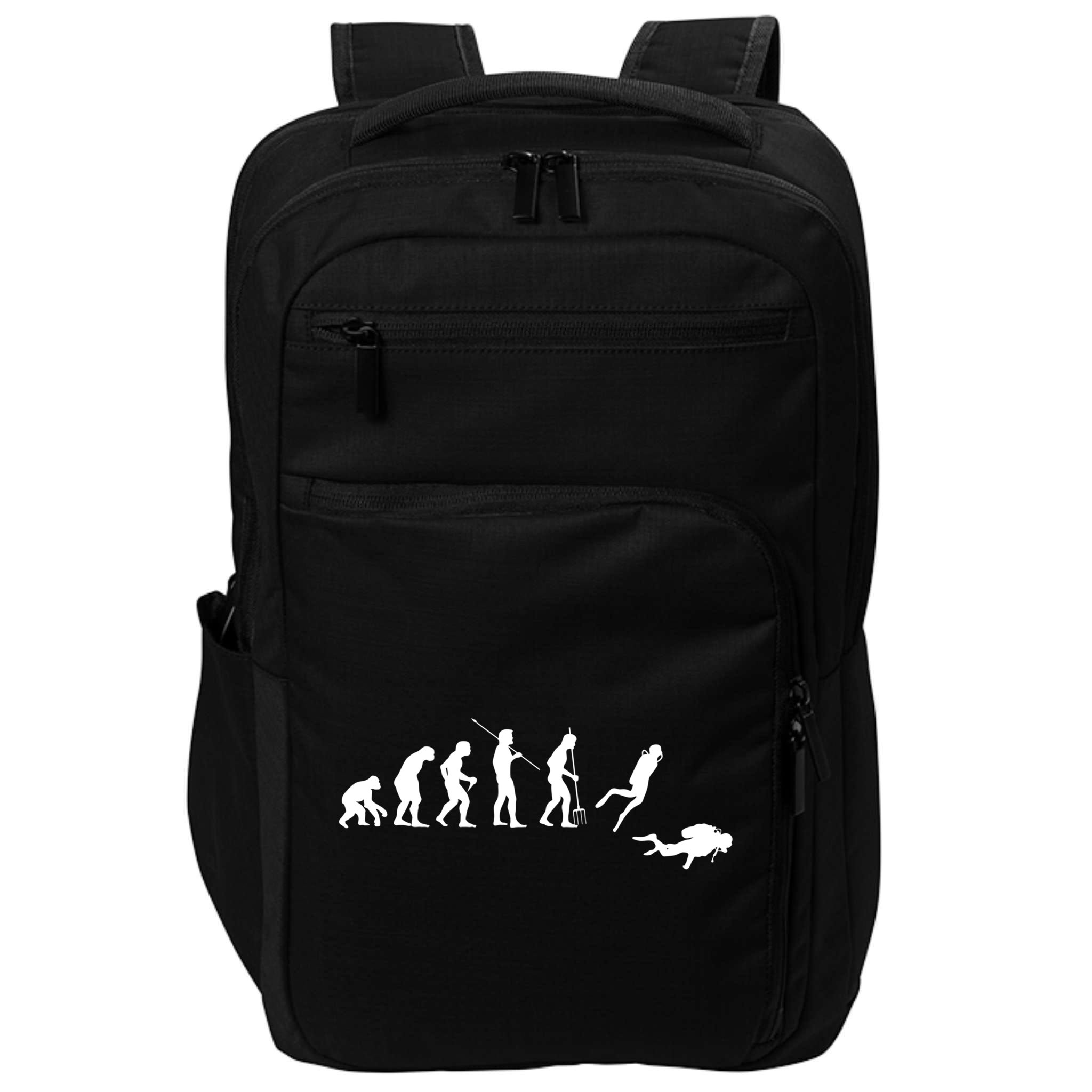Evolution Scuba Diving Ocean Sea Diving Lover Scuba Diving Meaningful Gift Impact Tech Backpack