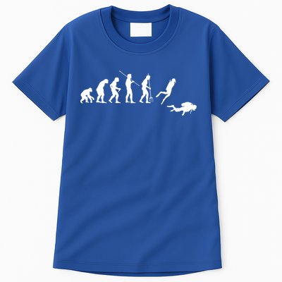 Evolution Scuba Diving Ocean Sea Diving Lover Scuba Diving Meaningful Gift Tall T-Shirt