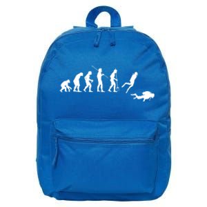 Evolution Scuba Diving Ocean Sea Diving Lover Scuba Diving Meaningful Gift 16 in Basic Backpack