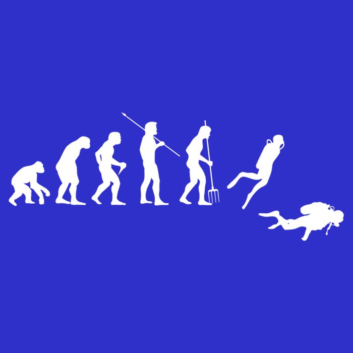 Evolution Scuba Diving Ocean Sea Diving Lover Scuba Diving Meaningful Gift Bag