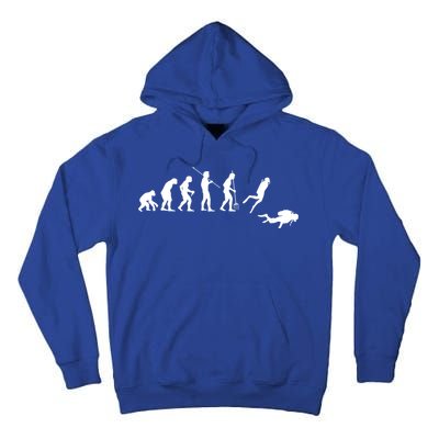 Evolution Scuba Diving Ocean Sea Diving Lover Scuba Diving Meaningful Gift Tall Hoodie