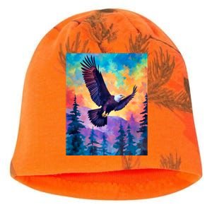 Eagle Spirit Designs Majestic Eagle Silhouette: Freedoms Colors Kati - Camo Knit Beanie