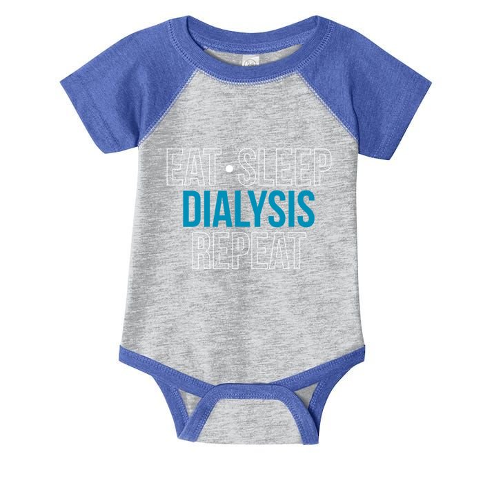 Eat Sleep Dialysis Repeat Dialysis Nurse Gift Infant Baby Jersey Bodysuit