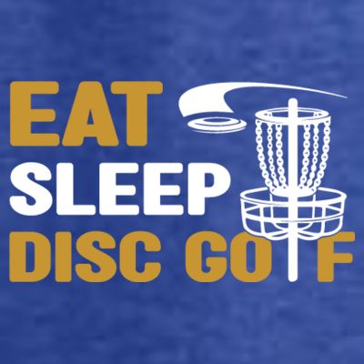 Eat Sleep Disc Golf Frolf Disc Golf Tee T-Shirt