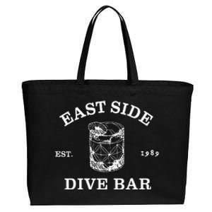 East Side Dive Bar Cotton Canvas Jumbo Tote