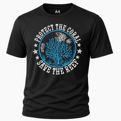 Environtal Saying Diver Protect The Coral Save The Reef Gift Performance Shirt