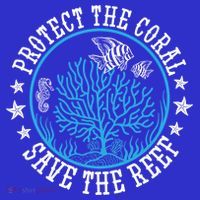 Environtal Saying Diver Protect The Coral Save The Reef Gift Magnet