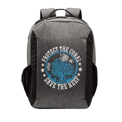 Environtal Saying Diver Protect The Coral Save The Reef Gift Vector Backpack