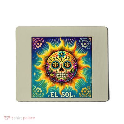 El Sol Dia De Muertos Mousepad