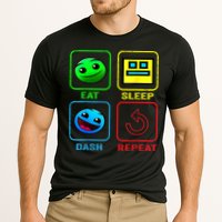Eat Sleep Dash Repeat Video Game Geometry Video Gamer Cool Gift Cooling Performance Crew T-Shirt