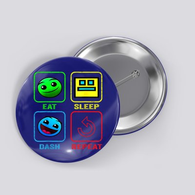 Eat Sleep Dash Repeat Video Game Geometry Video Gamer Cool Gift Button
