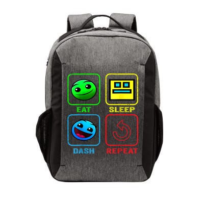 Eat Sleep Dash Repeat Video Game Geometry Video Gamer Cool Gift Vector Backpack