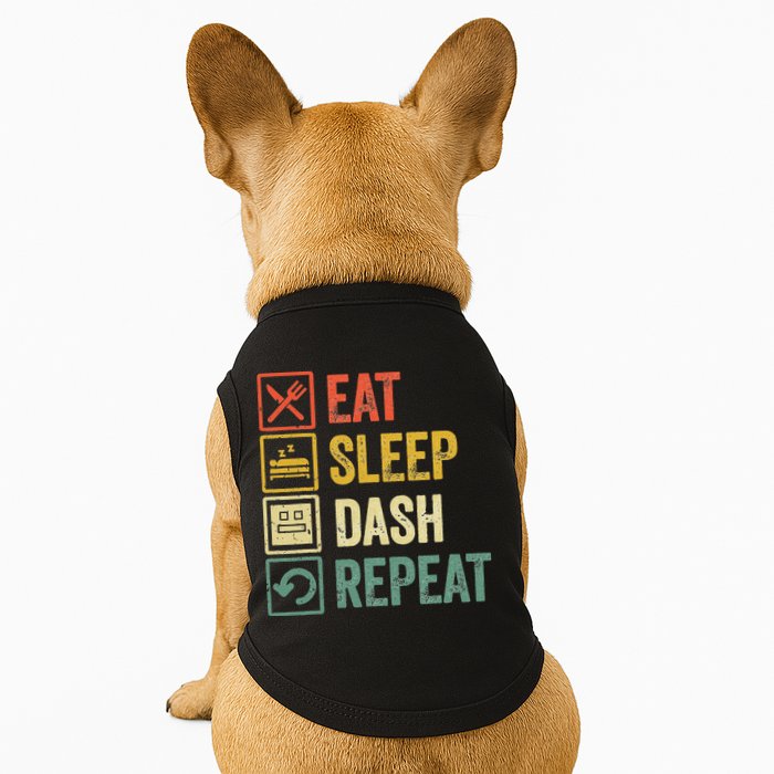 Eat Sleep Dash Repeat Video Game Geometry Doggie Tank