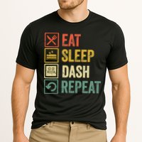 Eat Sleep Dash Repeat Video Game Geometry Performance Shirt