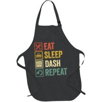 Eat Sleep Dash Repeat Video Game Geometry Apron