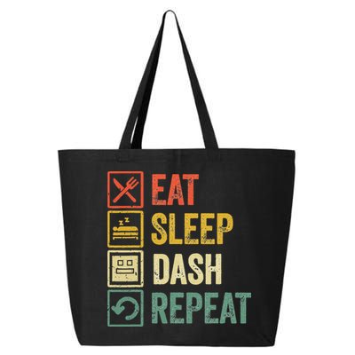 Eat Sleep Dash Repeat Video Game Geometry 25L Jumbo Tote