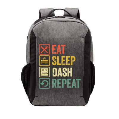 Eat Sleep Dash Repeat Video Game Geometry Vector Backpack