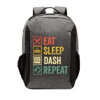 Eat Sleep Dash Repeat Video Game Geometry Vector Backpack