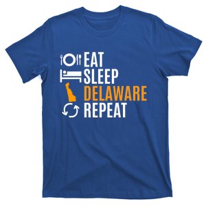 Eat Sleep Delaware Repeat Funny Gift T-Shirt