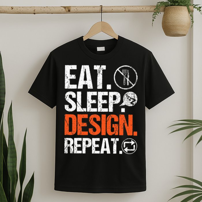 Eat Sleep Design Repeat Architect Architecture Artwork T-Shirt