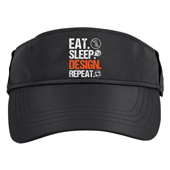 Eat Sleep Design Repeat Architect Architecture Artwork Adult Drive Performance Visor