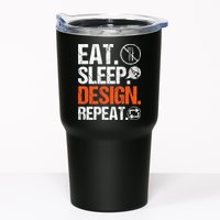 Eat Sleep Design Repeat Architect Architecture Artwork Tumbler